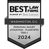 Best Law Firms - Ranked By Best Lawyers - Washington, D.C. - Personal Injury Litigation - Plaintiffs Tier 1 2024